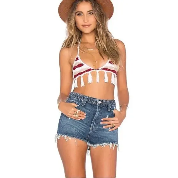 Tularosa x Revolve Emma High-Rise Short in Copacabana Wash - Size 26